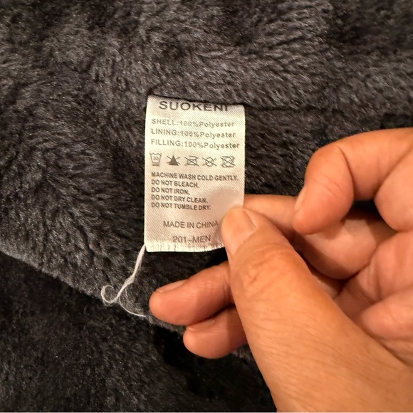 Suokeni Men's Black and Gray Camouflage Ski Jacket med - Picture 8 of 16